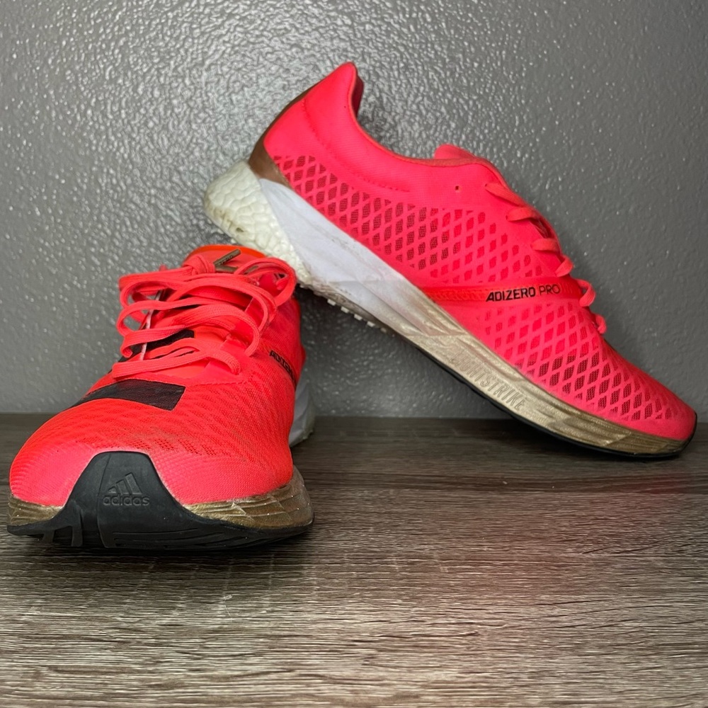 Adidas Adizero Pro Women's 10 Running Shoes LIGHTSTRIKE Sneakers Athletic Pink